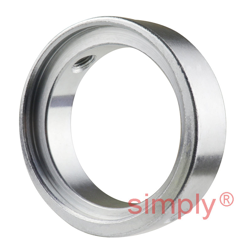 SNR EXFE210 Metric Four Bolt Square Cast Iron Flange Housing with 50mm Bore Eccentric Collar Insert