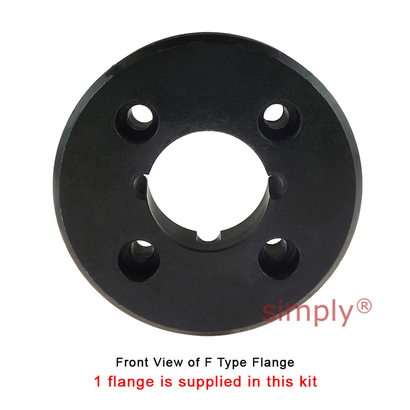 Major Branded F40H/F40F Inner/Outer Facing Taper Bores Type Tyre Drive Coupling Assembly with Fire Resistant Antistatic (F.R.A.S) Tyre
