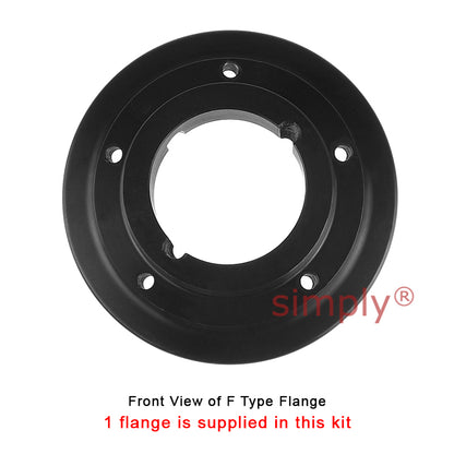 Major Brand F70H/F70F Inner/Outer Facing Taper Bores Type Tyre Drive Coupling Assembly with Natural Rubber Tyre