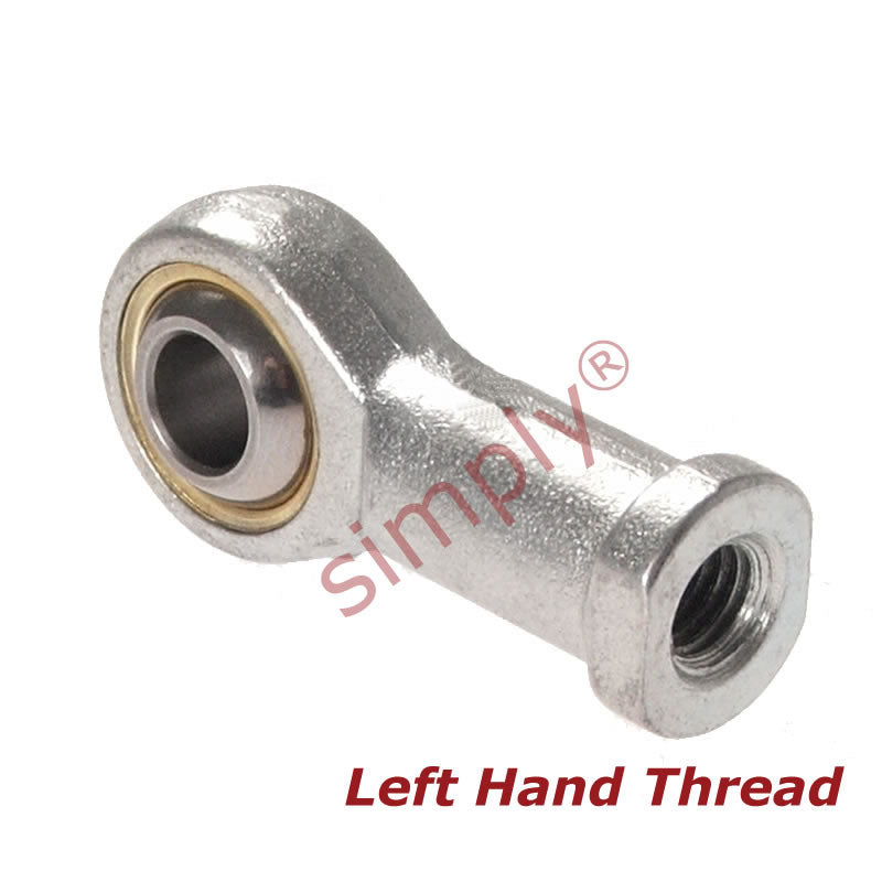 Dunlop FBL-08 Left Hand Imperial Steel / Bronze Lined Maintenance Required Plain Female Rod End 1/2 UNF Thread - Allow 7-10 Days