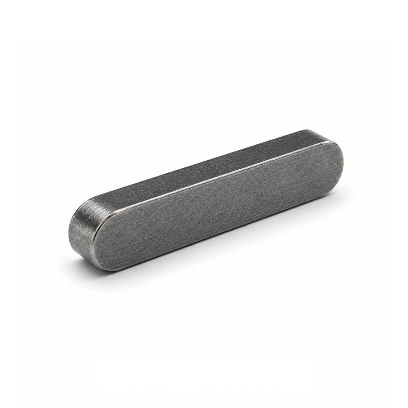 Metric Carbon Steel DIN6885 Feather Key with 2 Rounded Ends 8x7x175mm - Allow 2-3 Days