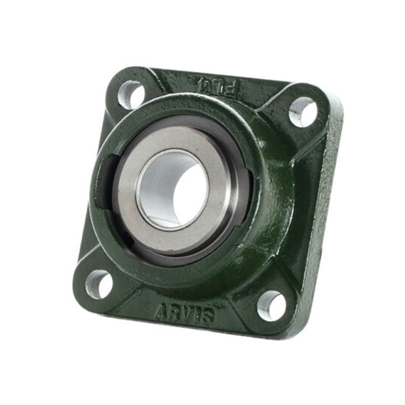 Major Brand FL8-44E-DX Imperial Cast Iron Four Bolt Square Flanged Housing with 2-3/4 inch Bore Steel Insert - Allow 3-4 Weeks