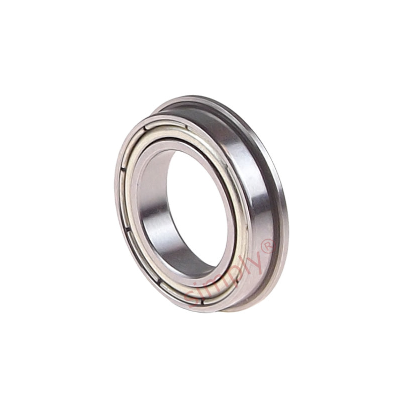 SF6902ZZ Budget Metal Shielded Stainless Steel Flanged Thin Section Deep Groove Ball Bearing 15x28x7mm