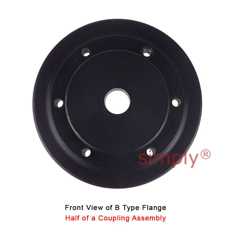 Major Branded F100B Drive Coupling Pilot Bore Max Bore 80mm