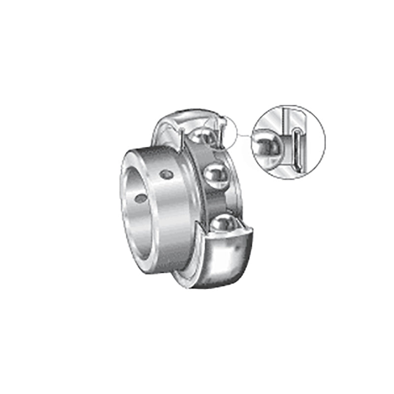 INA GAY40XLNPPB Metric Spherical Outer Bearing Insert with P Seals and Grub Screws 40x80x39.5mm