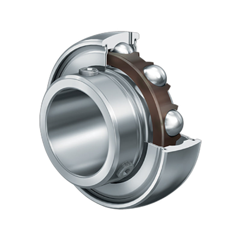 INA GAY100NPPBAS2V Imperial Spherical Outer Bearing Insert with P Seals and Grub Screws 25.4x52x27mm