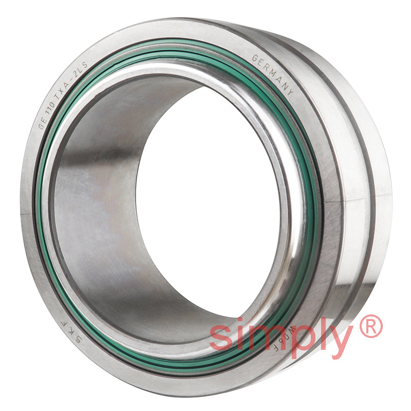 SKF GE110TXA2LS Maintenance Free Spherical Plain Bearing Steel / PTFE Fabric 110x160x70x55mm