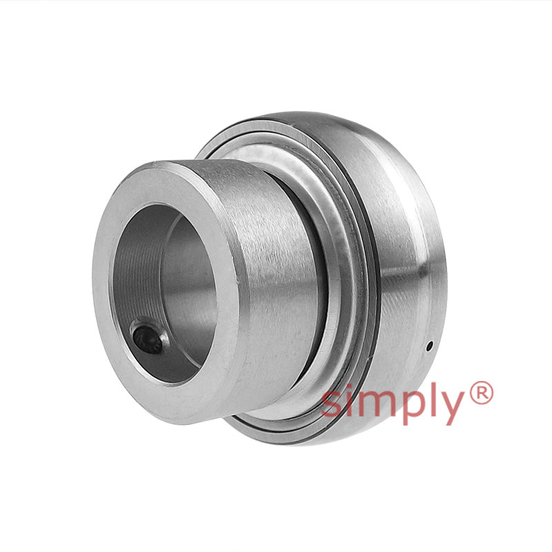 INA GE17XLKRRB Metric Spherical Outer Bearing Insert with R Seals and Eccentric Collar 17x40x37.4mm