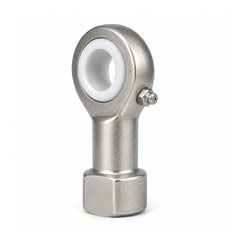 Fluro GIRSW20BO Right Hand Stainless Steel / PTFE Lined Maintenance Free Studded Female Rod End M20 Thread