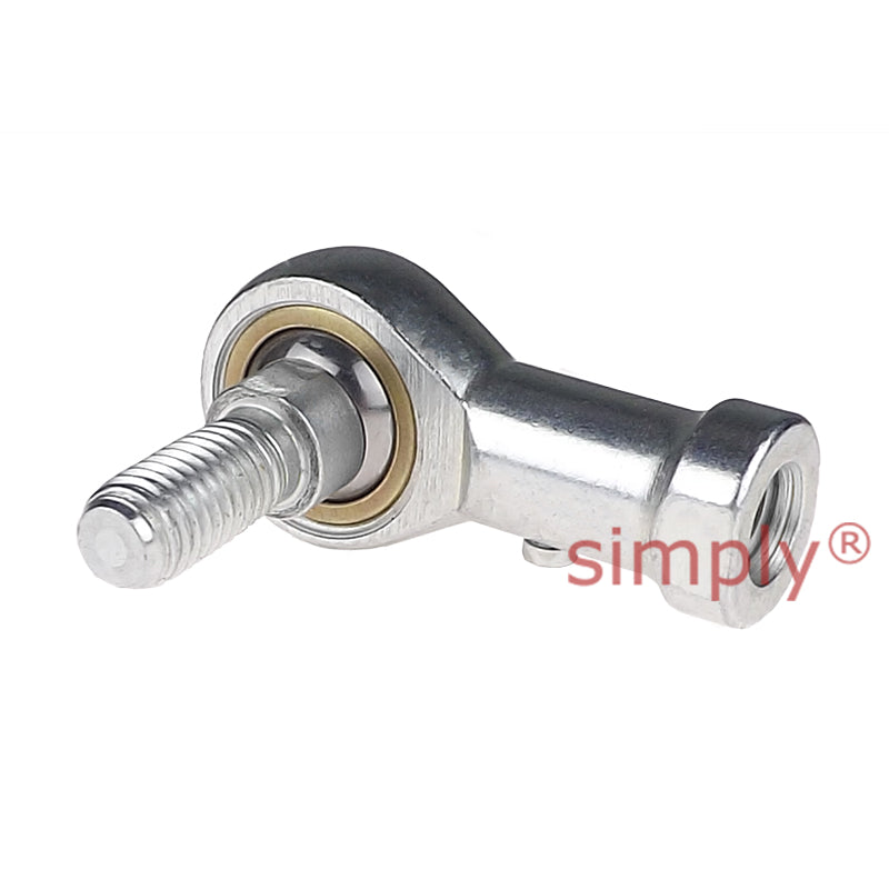 Fluro GIS8BO Right Hand Steel / Bronze Lined Maintenance Free Studded Female Rod End M8 Thread