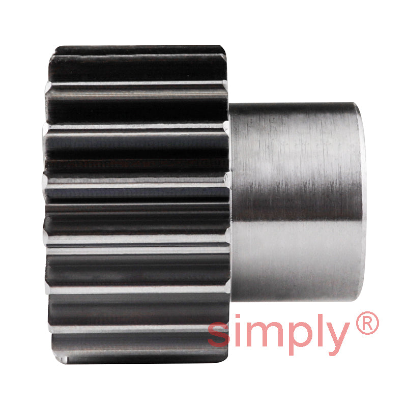 SS15/19B-8 Metric EN8 Spur Gear 19 Tooth 1.5 Mod Pilot Bored 10mm Or Smaller (H8)