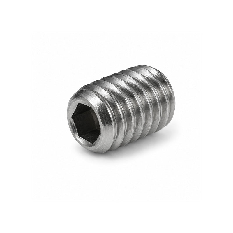 M8x6 Metric Steel Cup Point Grub Screw 6mm Length 1.25mm Pitch