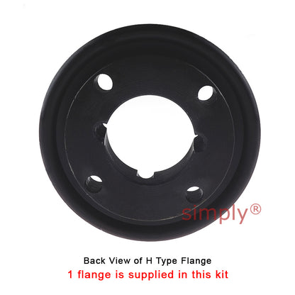 Major Brand F50H/F50F Inner/Outer Facing Taper Bores Type Tyre Drive Coupling Assembly with Natural Rubber Tyre