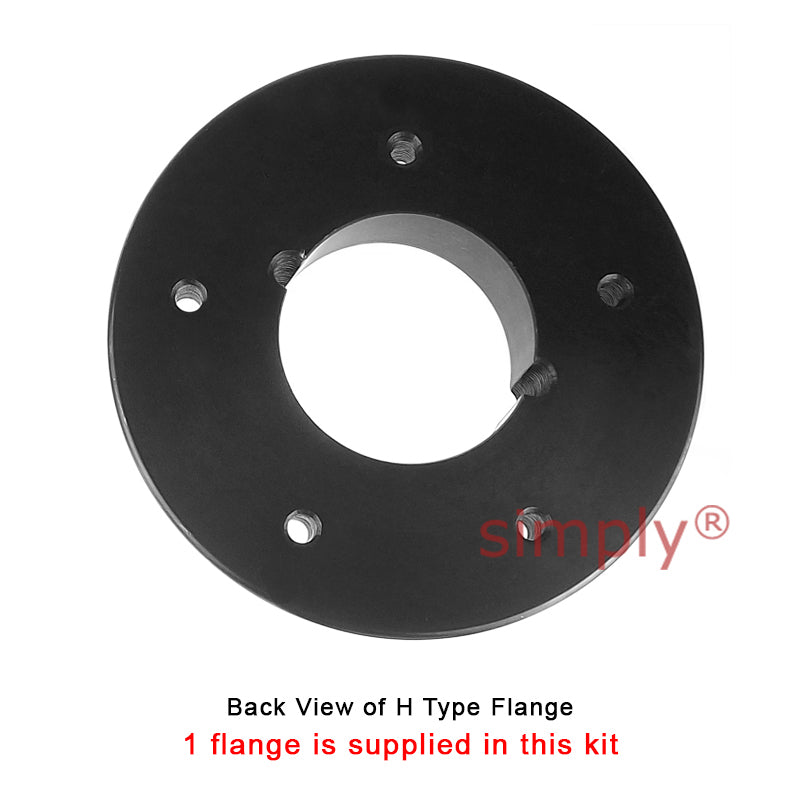 Major Brand F70H/F70F Inner/Outer Facing Taper Bores Type Tyre Drive Coupling Assembly with Natural Rubber Tyre