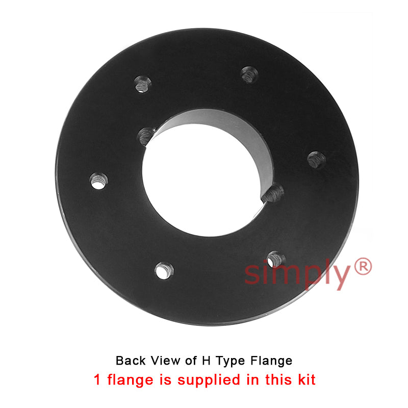 Major Branded F120H/F120F Inner/Outer Facing Taper Bores Type Tyre Drive Coupling Assembly with Fire Resistant Antistatic (F.R.A.S) Tyre