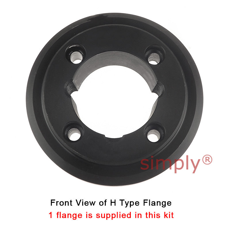 Major Brand F50H/F50F Inner/Outer Facing Taper Bores Type Tyre Drive Coupling Assembly with Natural Rubber Tyre