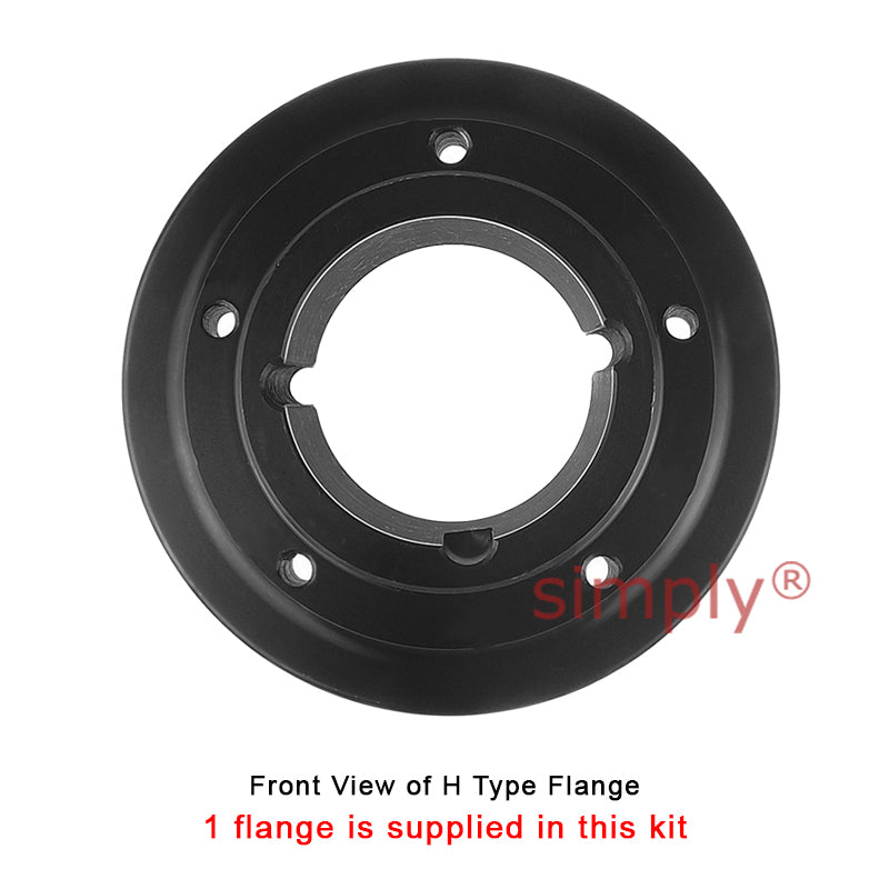 Major Brand F70H/F70F Inner/Outer Facing Taper Bores Type Tyre Drive Coupling Assembly with Natural Rubber Tyre