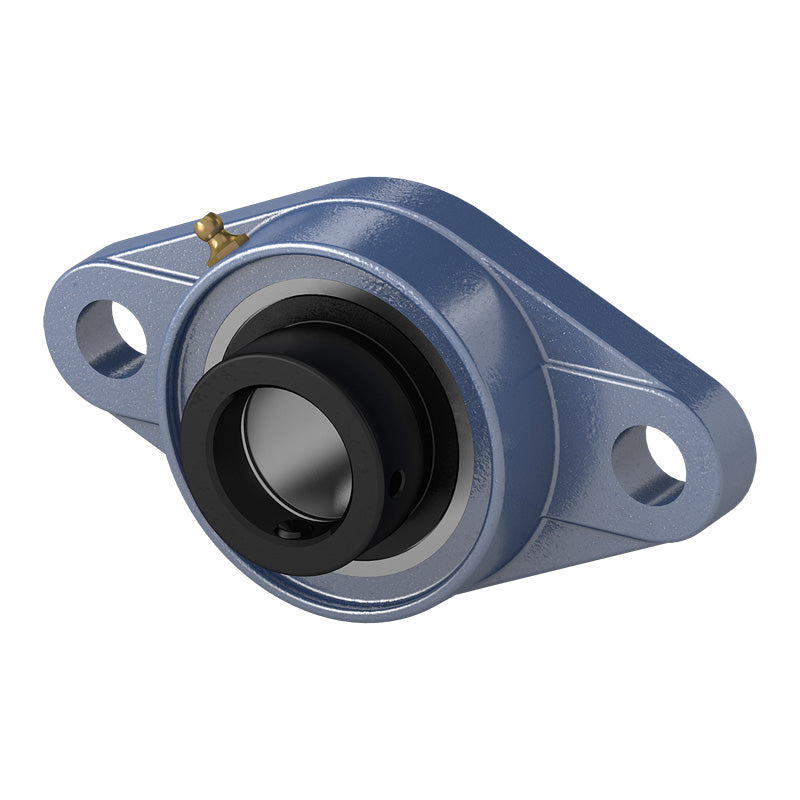 HCFL215-45 Imperial Two Bolt Cast Iron Oval Housing with 2-13/16 inch Eccentric Collar Insert