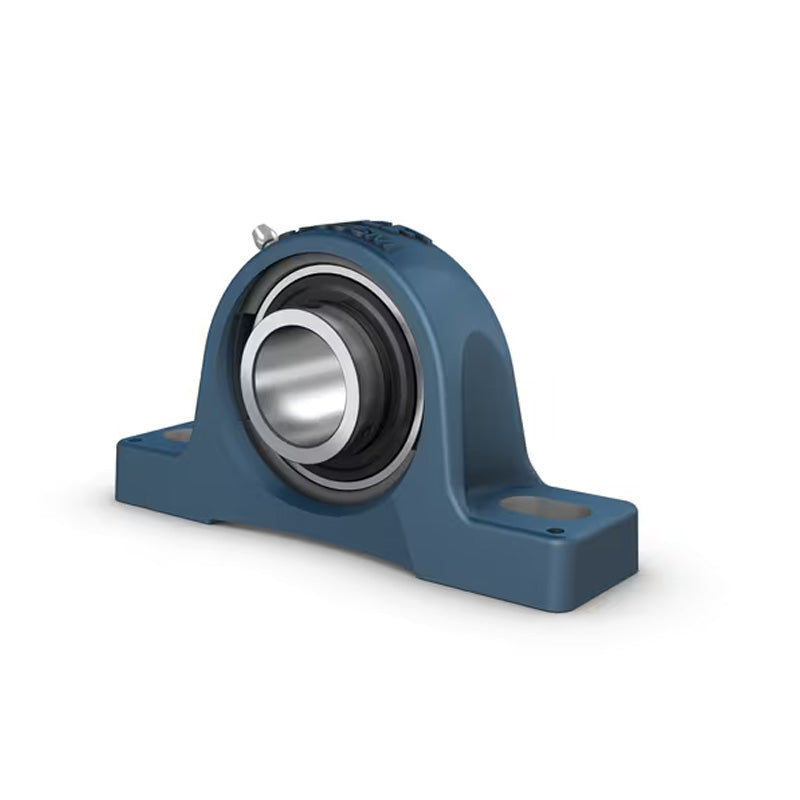 SKF SY23/16TF/VA201 Y Type Two Bolt Pillow Block Housing with Steel Cage Insert for Imperial Shaft 2-3/16 inch