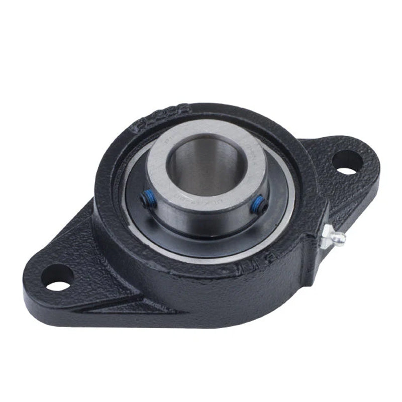 INA PCJTY1-1/2 Two Bolt Cast Iron Oval Housing with Grub Screw Insert 1-1/2 inch Bore