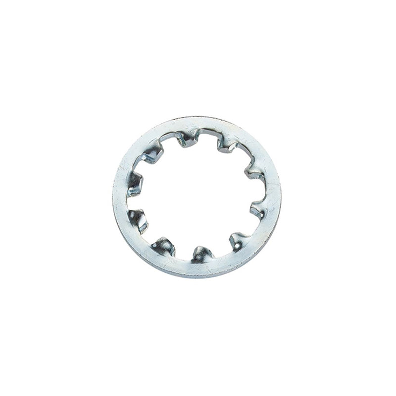 Unifix M10x18x0.9mm Internal Toothlock Washer DIN 6797J with Bright Zinc Plated Finish