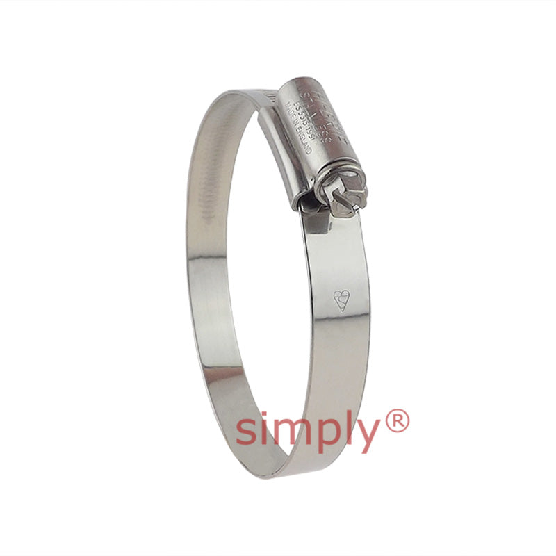 JCS HGJ120 316 Stainless Steel Hi-Grip Hose Clip Adjustment Range 90-120mm Band Width 13mm