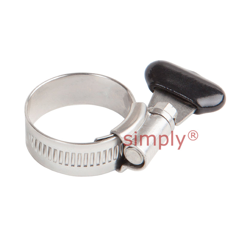 JCS WSZC45 Zinc Plated Steel Hi-Grip Wing Screw Adjustment Range 35-45mm Band Width 13mm