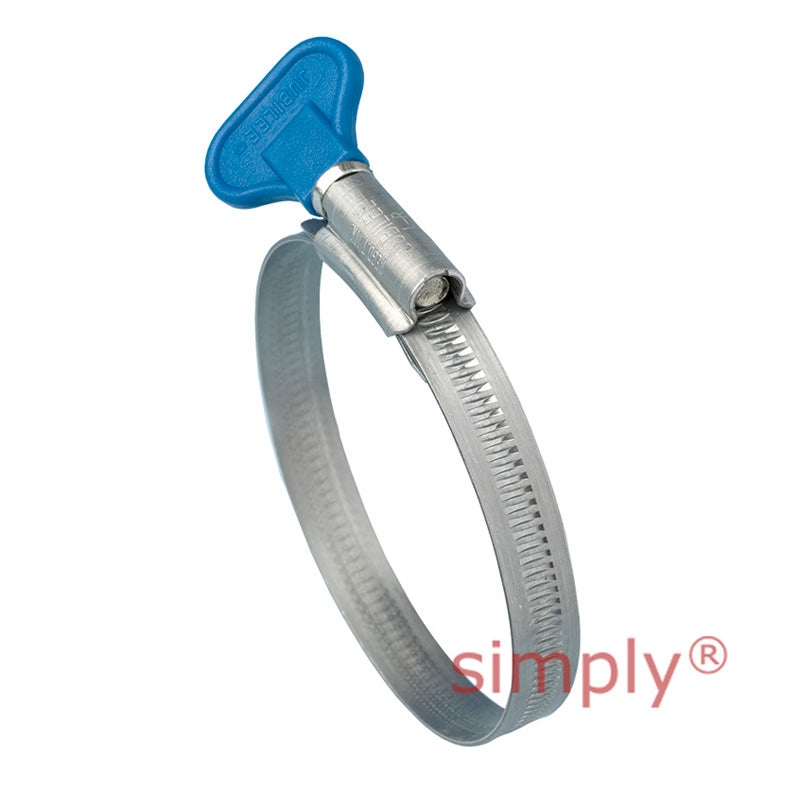 WS045 Zinc Plated Steel Jubilee Wingspade Clip Adjustment Range 30mm-45mm Band Width 9.9mm