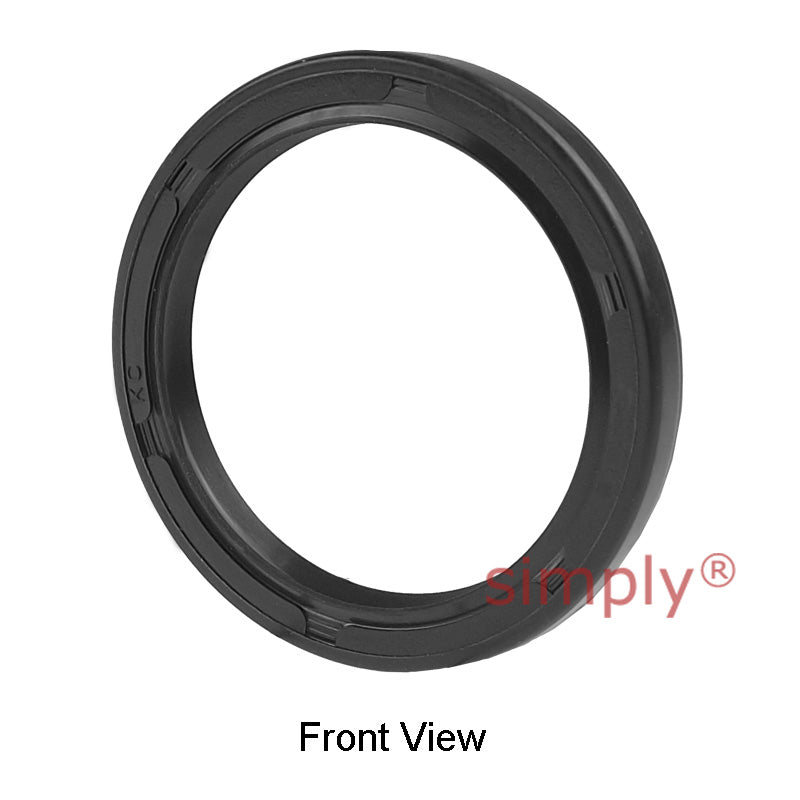 26x34x4mm Nitrile Rubber Single Lip Rotary Shaft Oil Seal Springless Design KC
