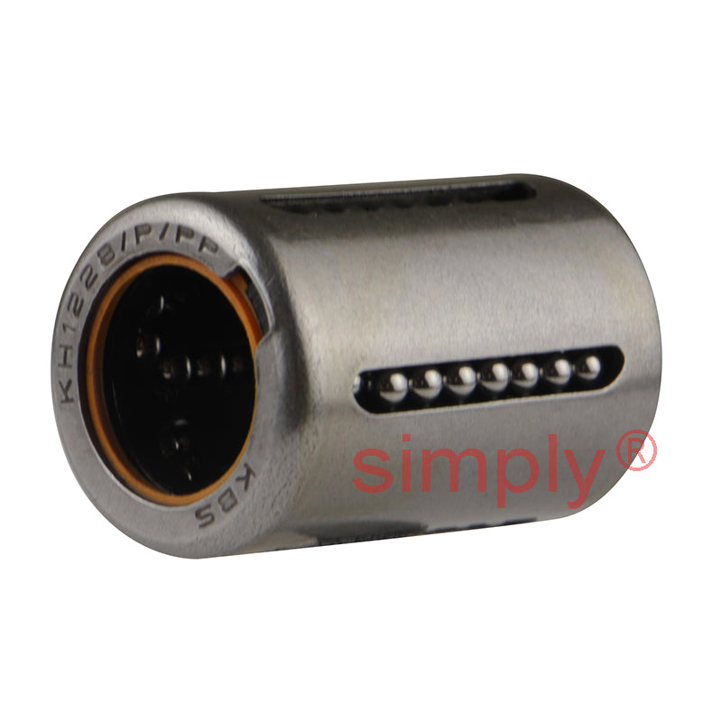Budget KH12PP Relubricatable Closed Linear Ball Bushing with Rubber Seals 12x19x28mm