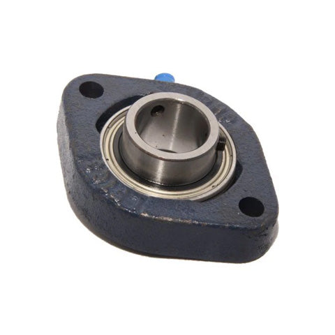 RHP LFTC35 Two Bolt Oval Cast Iron Flange Housing Bearing 35mm Bore