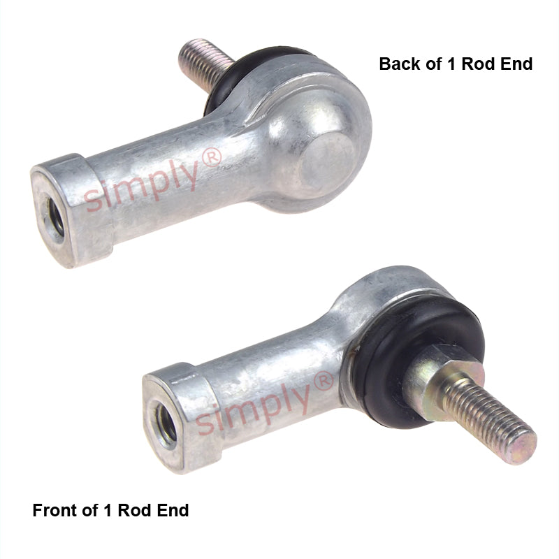 IKO LHSA8L Left Hand Metric Steel / Steel Studded Copper Alloy Bushing with Fixed Dust Cover L-Ball Rod End M8x1.25 Thread