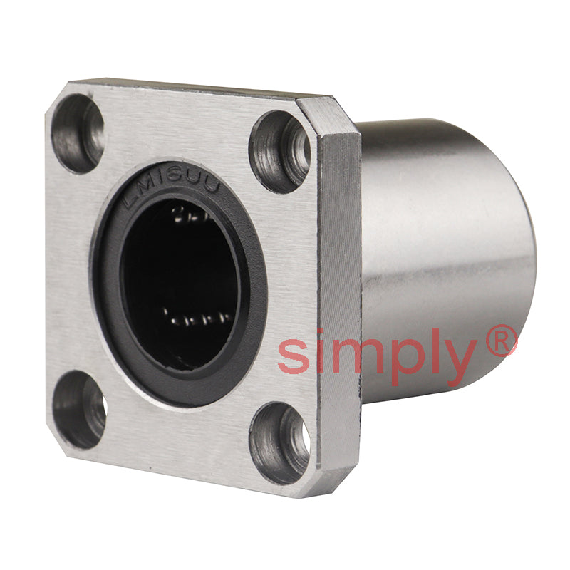LMK16UU Metric Square Flanged Linear Ball Bushing 16x28x37mm