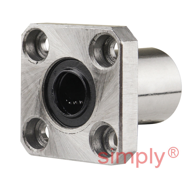 LMK6UU Metric Square Flanged Linear Ball Bushing 6x12x19mm