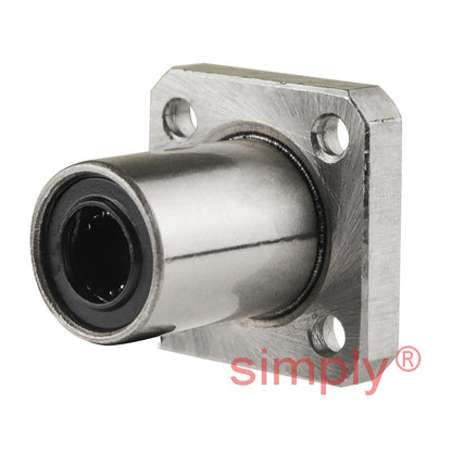 LMK6UU Metric Square Flanged Linear Ball Bushing 6x12x19mm