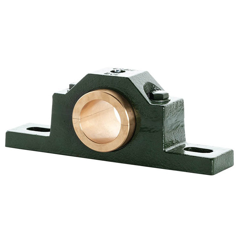 Major Brand LN28E Imperial Split Cast Iron Two Bolt Pillow / Plummer Block Housing with 1-3/4 inch Bore Gunmetal Bush Insert - Allow 3-4 Weeks