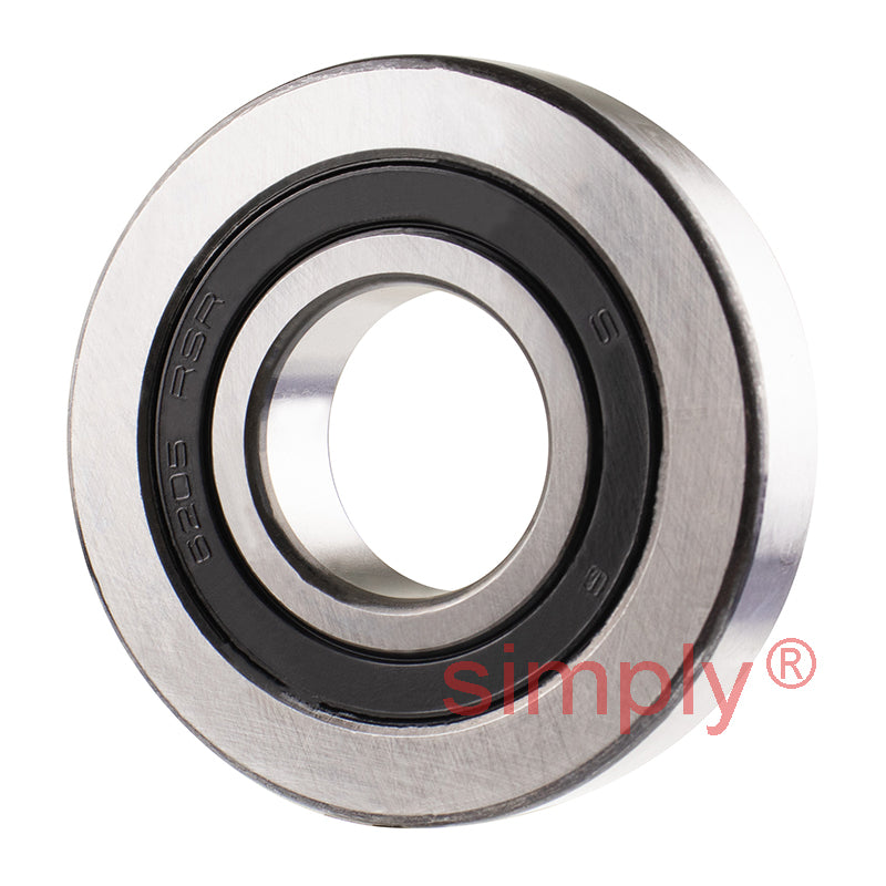 INA LR2052RSR Rubber Sealed Track Roller with Crowned Outer Race 25x62x15mm