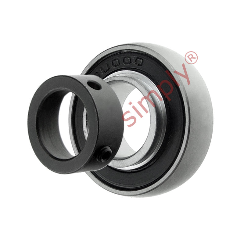 U001 Metric Eccentric Collar Type Bearing Insert with 12mm Bore 28mm Outside Dia