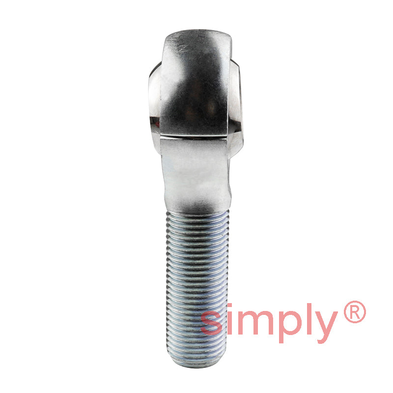 Dunlop MP-M16C Right Hand Metric Steel / Nylon Lined Maintenance Free Plain Male Rod End M16x1.5 Thread - Allow 7-10 Days