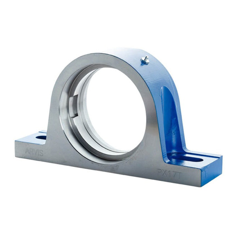 Major Brand NP3T Metric Steel Two Bolt Pillow / Plummer Block Housing for Bearing Inserts with 52mm Outer Diameter - Allow 3-4 Weeks