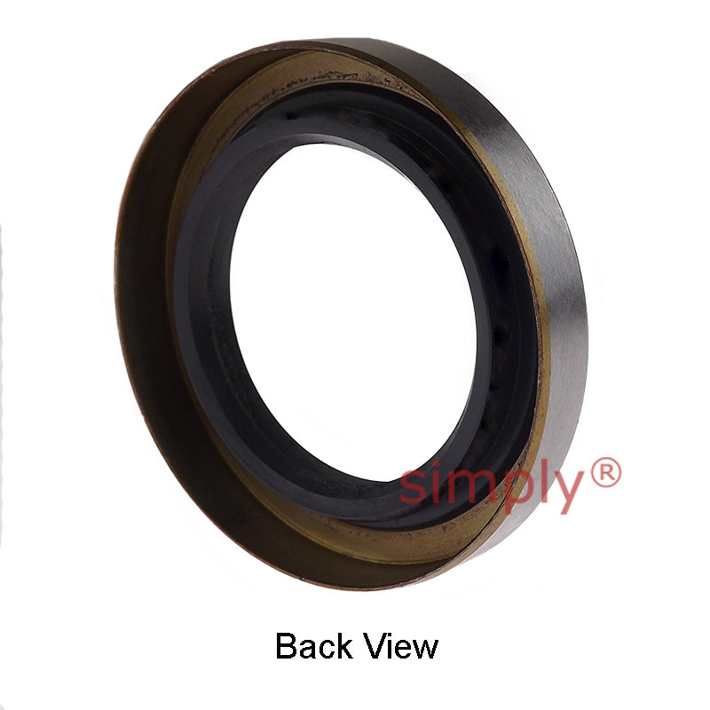 25x34x5mm Metal Cased Nitrile Rubber Single Lip Rotary Shaft Oil Seal Springless Design VB Style