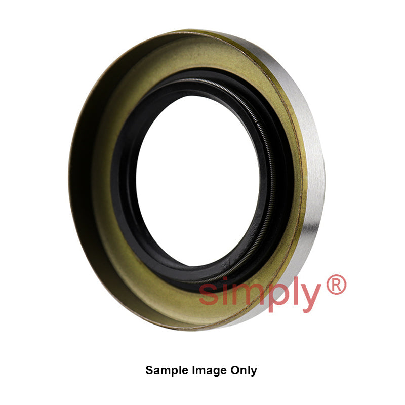 NAK 0.5x0.801x0.187 inch Metal Cased Nitrile Rubber Single Lip Rotary Shaft Oil Seal with Stainless Spring SB