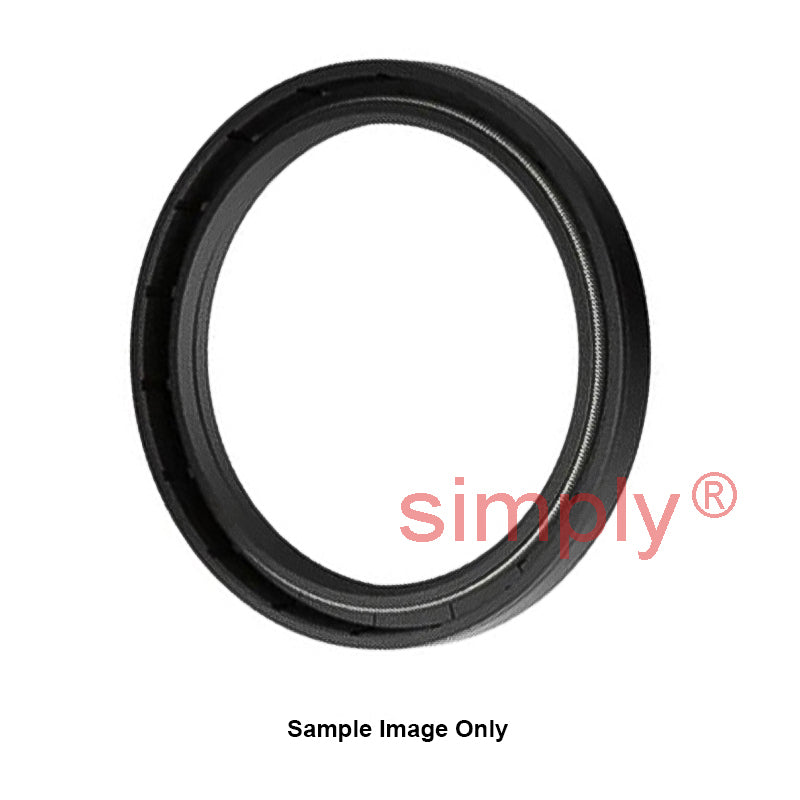NAK 1.562x2.375x0.375 inch Nitrile Rubber Double Lip Rotary Shaft Oil Seal with Garter Spring TC