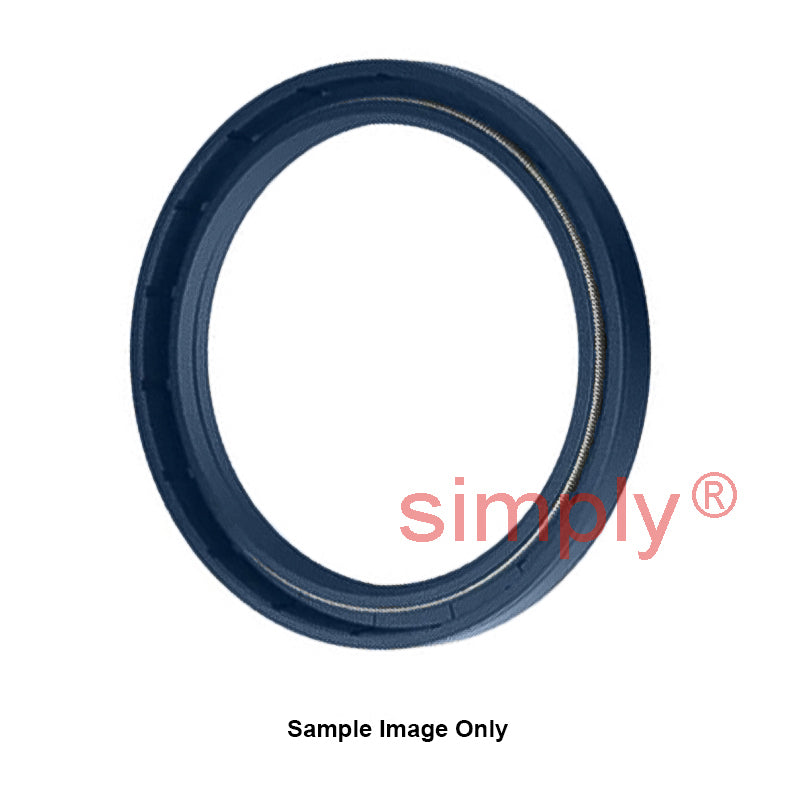 NAK 1.75x2.5x0.375 inch Blue Nitrile Rubber Double Lip Rotary Shaft Oil Seal with Garter Spring TC