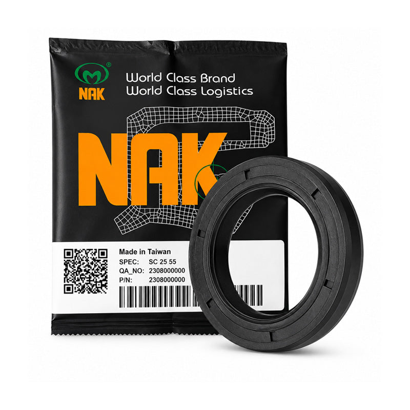 NAK 0.688x1.125x0.25 inch HIGH PRESSURE Nitrile Rubber Double Lip Rotary Shaft Oil Seal with Garter Spring TDN1 - Allow 7-10 Days