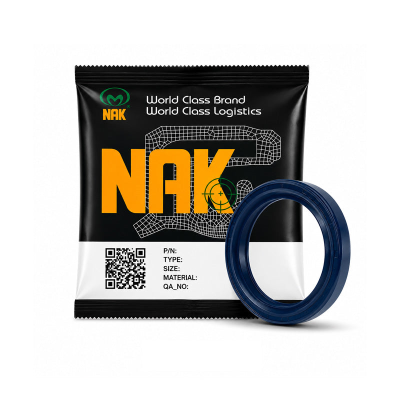 NAK 45x80x8mm Blue Nitrile Rubber Double Lip Rotary Shaft Oil Seal with Garter Spring TC - Allow 7-10 Days
