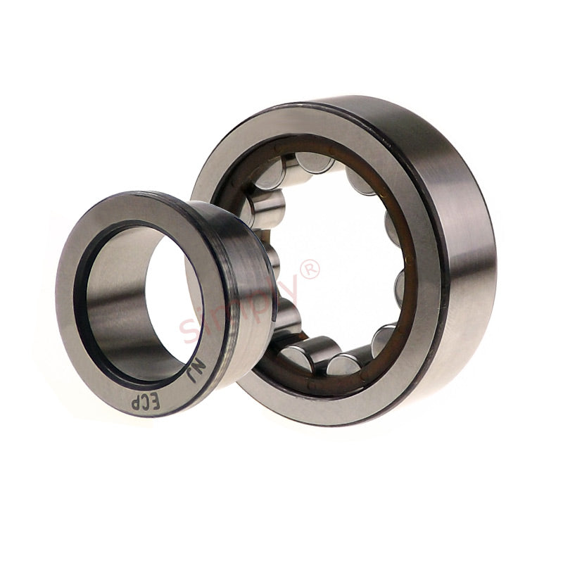 SKF NJ303ECPC3 Single Row Cylindrical Roller Bearing with Polyamide Cage 17x47x14mm