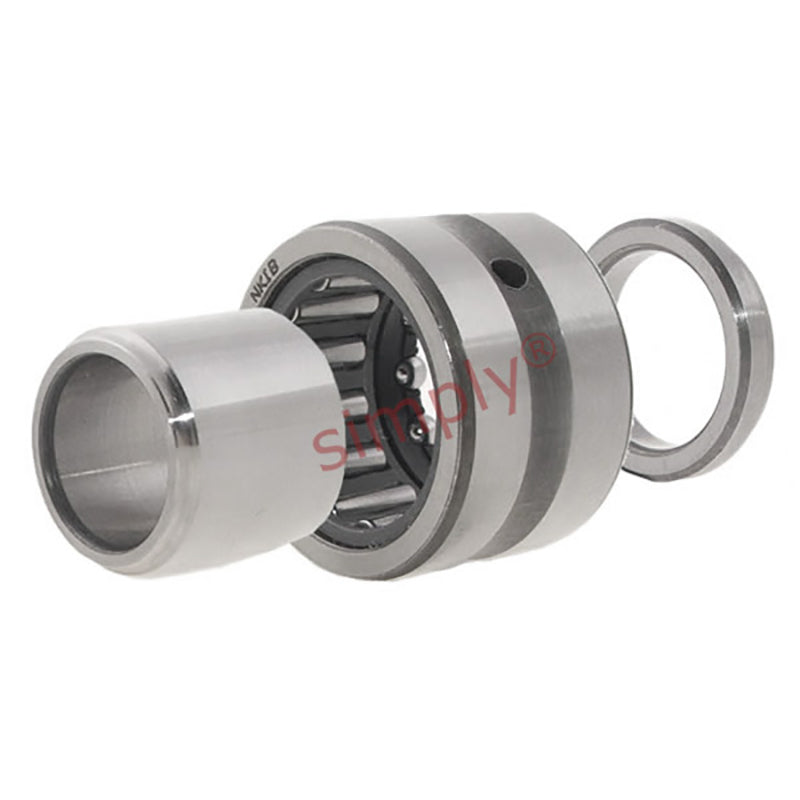 NKIB5901 Budget Needle Roller / Angular Contact Ball Bearing 12x24x17.5mm