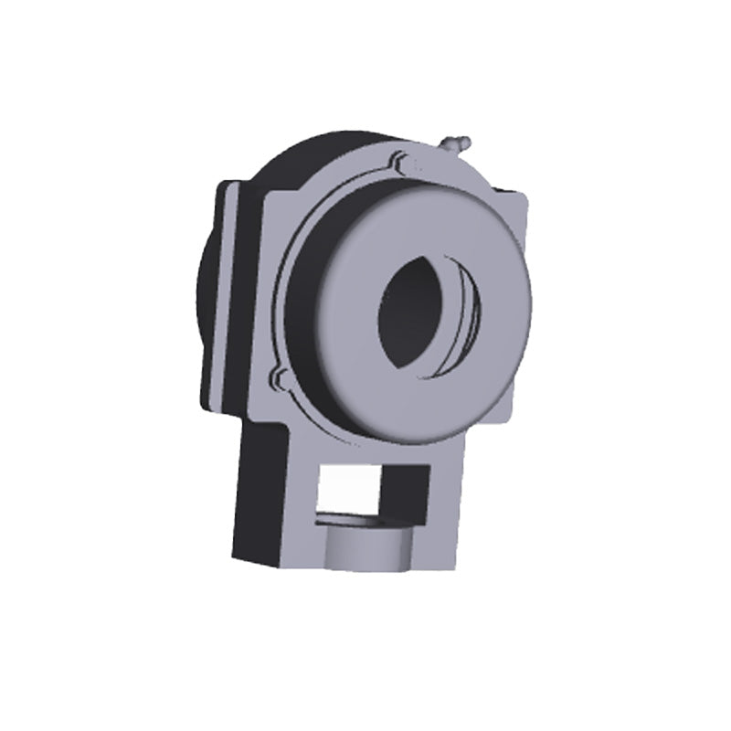 NTN S-UCT205D1 Metric Cast Iron Take Up Unit with 25mm Bore Bearing Unit with Steel Plate Cover - Open Version - Allow 2-3 Days