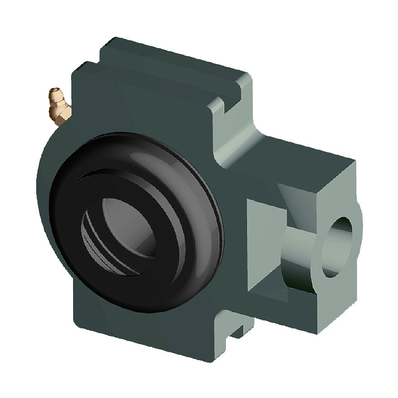 NTN SM-UCT213D1 Metric Cast Iron Take Up Unit with 65mm Bore Bearing Unit with Steel Plate Cover - Closed Version - Allow 2-3 Days